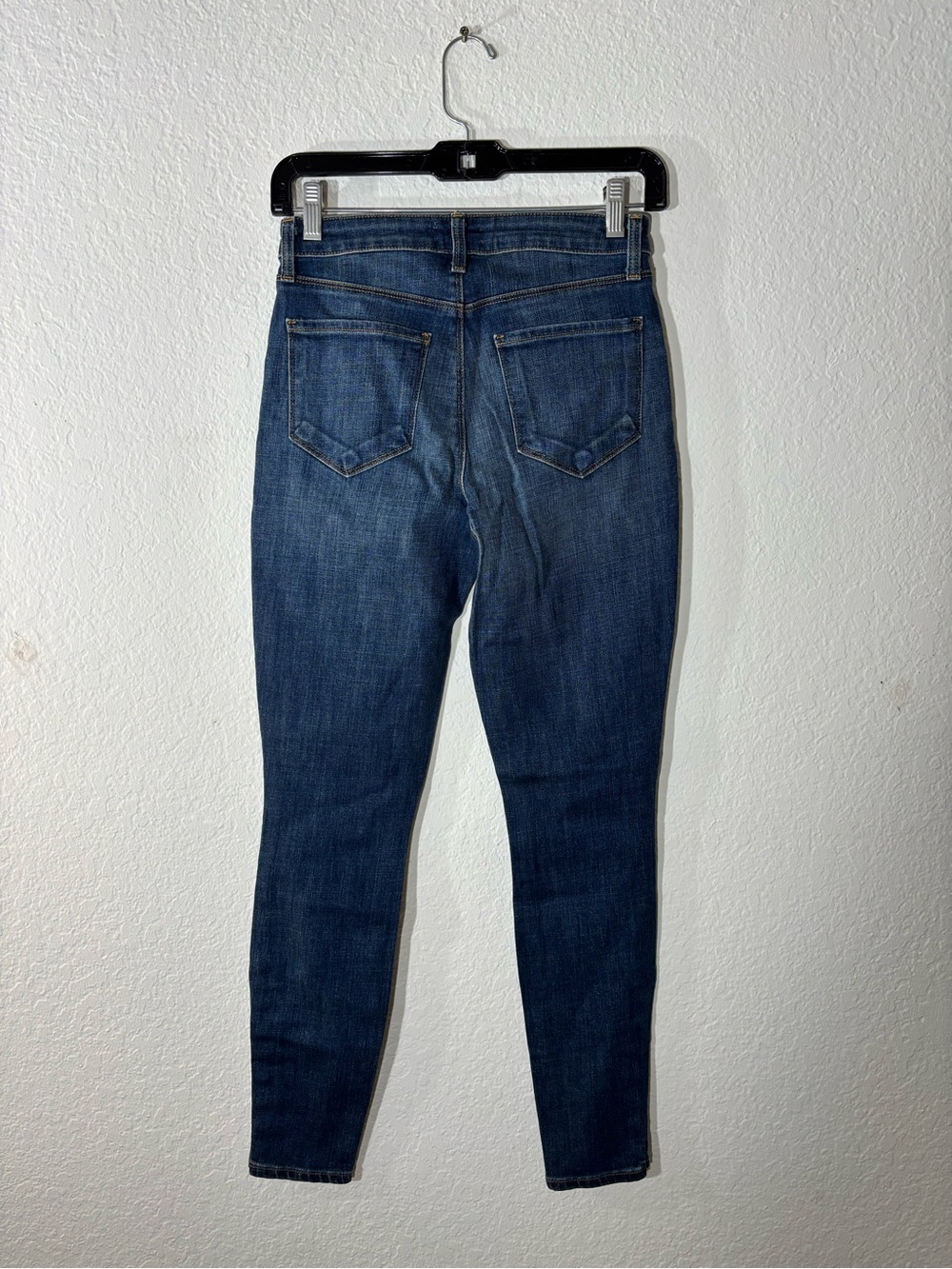 L’Agence Piper High Rise Skinny Jeans Classic Vintage Wash Dark Blue Size 24 - Picture 7 of 11